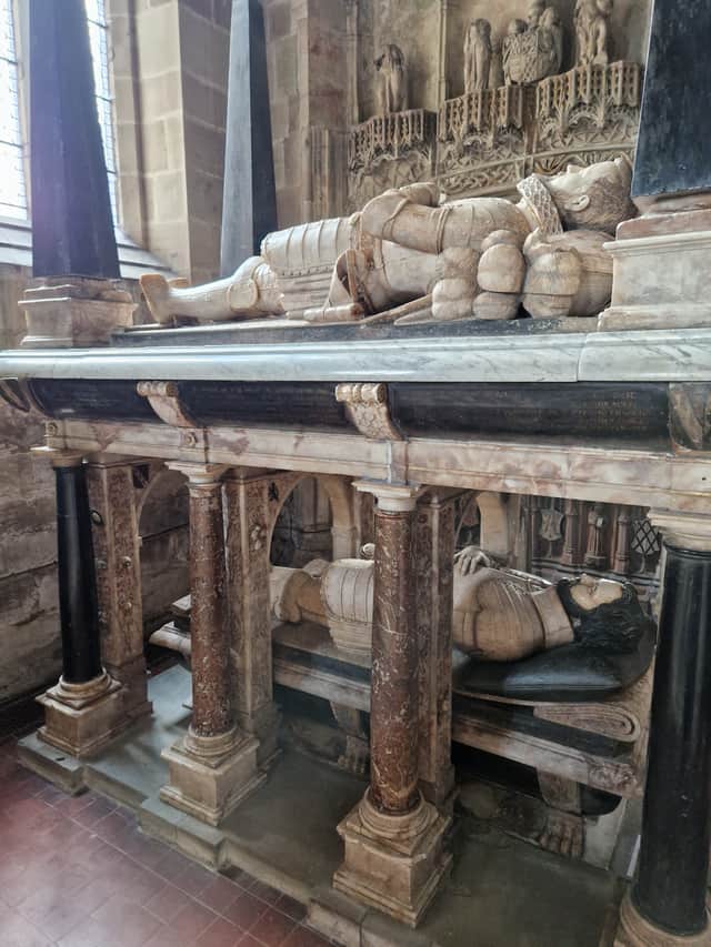 Medieval tombs have been restored