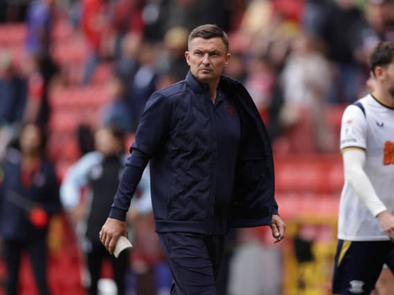 Paul Heckingbottom looking dejected after Preston's loss to Charlton last month