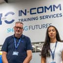 L-R: Jon Spruce and Cerys Ives, two of In-Comm Training’s new assessors