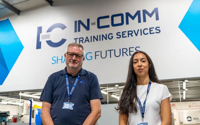 Jon Spruce (left) and Cerys Ives, two of In-Comm Training’s new assessors