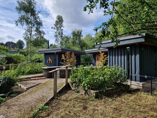 Riverside House - cafe and meeting space created from shipping containers