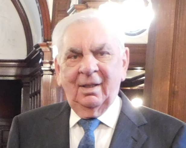 The late former councillor Frank Finlay