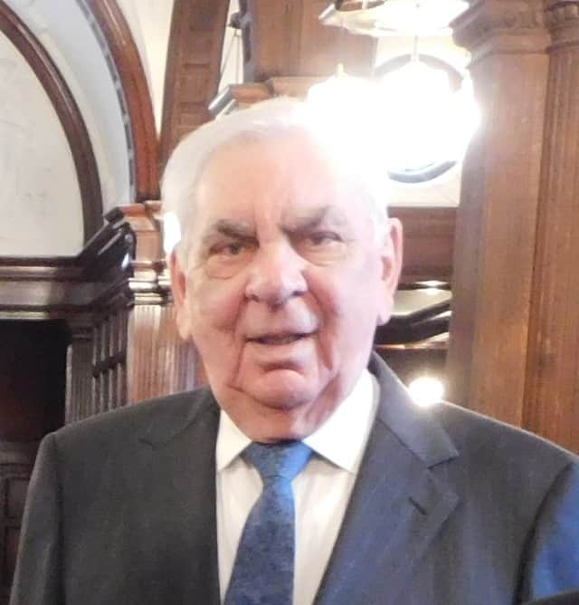 The late former councillor Frank Finlay