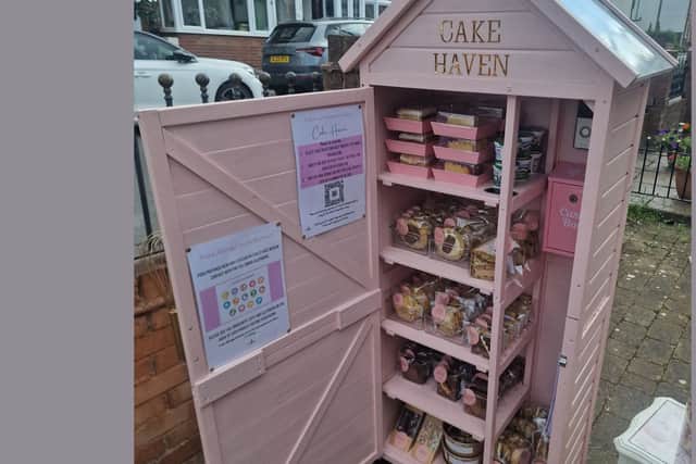 The Cake Haven shed