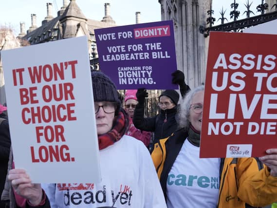 Assisted dying bill campaigners