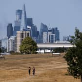 Summer weather in the City of London