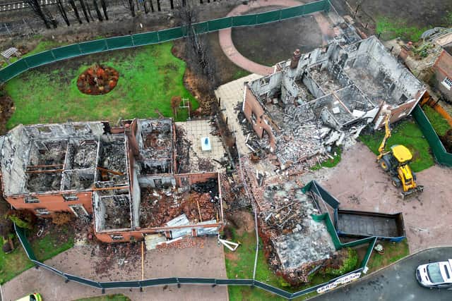 19 homes were destroyed by the fires