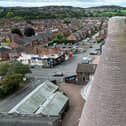 Steeplejacks working to maintain the Red House Glass Cone, Wordsley.
Tim Thursfield/Iconic Media Group

