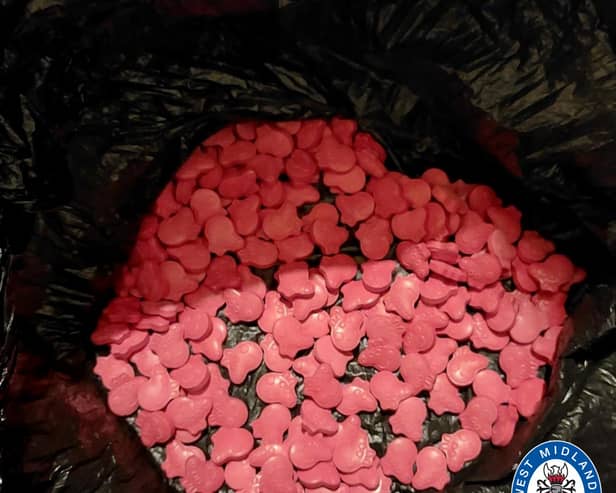  Further searches were carried out at his home address where hundreds of ecstasy pills were found along with more cannabis. 
