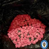  Further searches were carried out at his home address where hundreds of ecstasy pills were found along with more cannabis. 