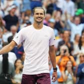 Alexander Zverev celebrates