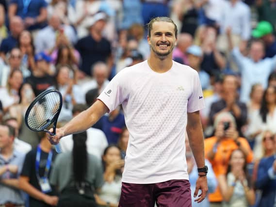 Alexander Zverev celebrates