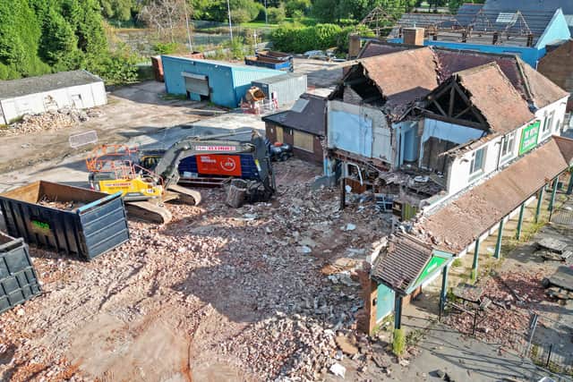 The former Royal Exchange, Lichfield Road, Walsall Wood is being demolished to make way for an Aldi supermarket.
Tim Thursfield/Iconic Media Group