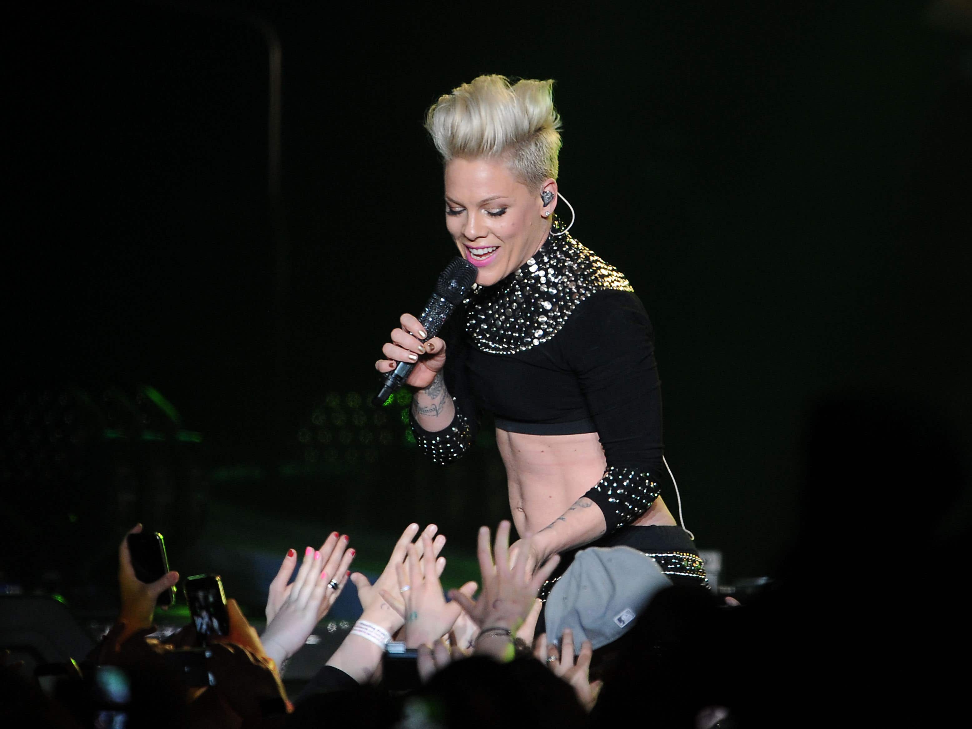 Pink shares statement after post criticising Macklemore’s free ...