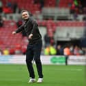 Middlesbrough manager Kim Hellberg celebrates a win