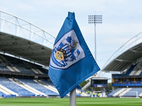 A general view of a corner flag at the Accu Stadium