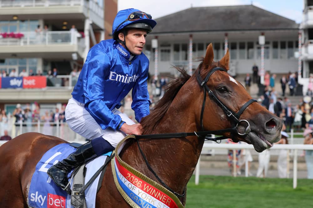 Notable Speech and William Buick after winning at York