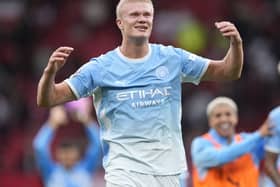 Erling Haaland celebrating