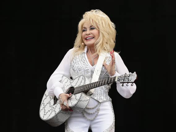 Dolly Parton on stage