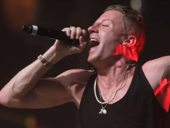 Macklemore on stage