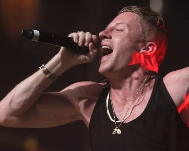Macklemore on stage