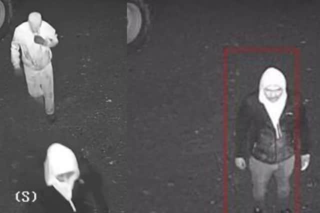 Police have released images of people it said it wants to speak to about the burglary. Photo: Stafford Borough Police