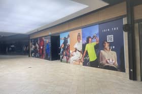 Signs are up for a new Adidas store at Resorts World in Solihull