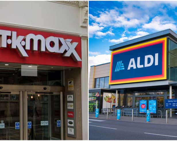 TK Maxx and Aldi