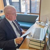 Mr Pritchard speaking to the inquiry.