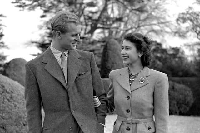 Princess Elizabeth and the duke on their honeymoon (PA)