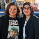Pooja Kanda with Home Secretary Shabana Mahmood