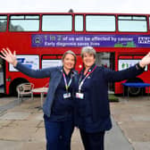 The NHS cancer screening bus arrives in Dudley town centre. 
Tim Thursfield/Iconic Media Group