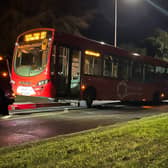 The service 100 to Sutton Hill was stolen and the driver assaulted
