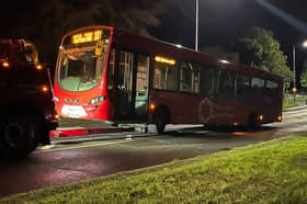 The service 100 to Sutton Hill was stolen and the driver assaulted