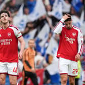 Arsenal’s Declan Rice (left) and Kai Havertz