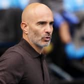 Manchester City manager Enzo Maresca in action