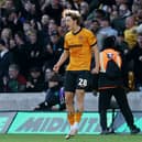 Fer Lopez celebrates his Wolves goal against rivals West Brom