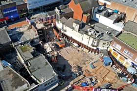 Demolition work continues at Butlers Passage, Walsall town centre.
Tim Thursfield/Iconic Media Group