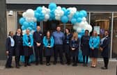 Barclays staff welcome the reopening of its branch in Walsall