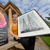 Jacky Fellows shows off her work ahead of Himley Art in the Park