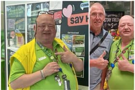 Asda worker Charles, from the Shirley store