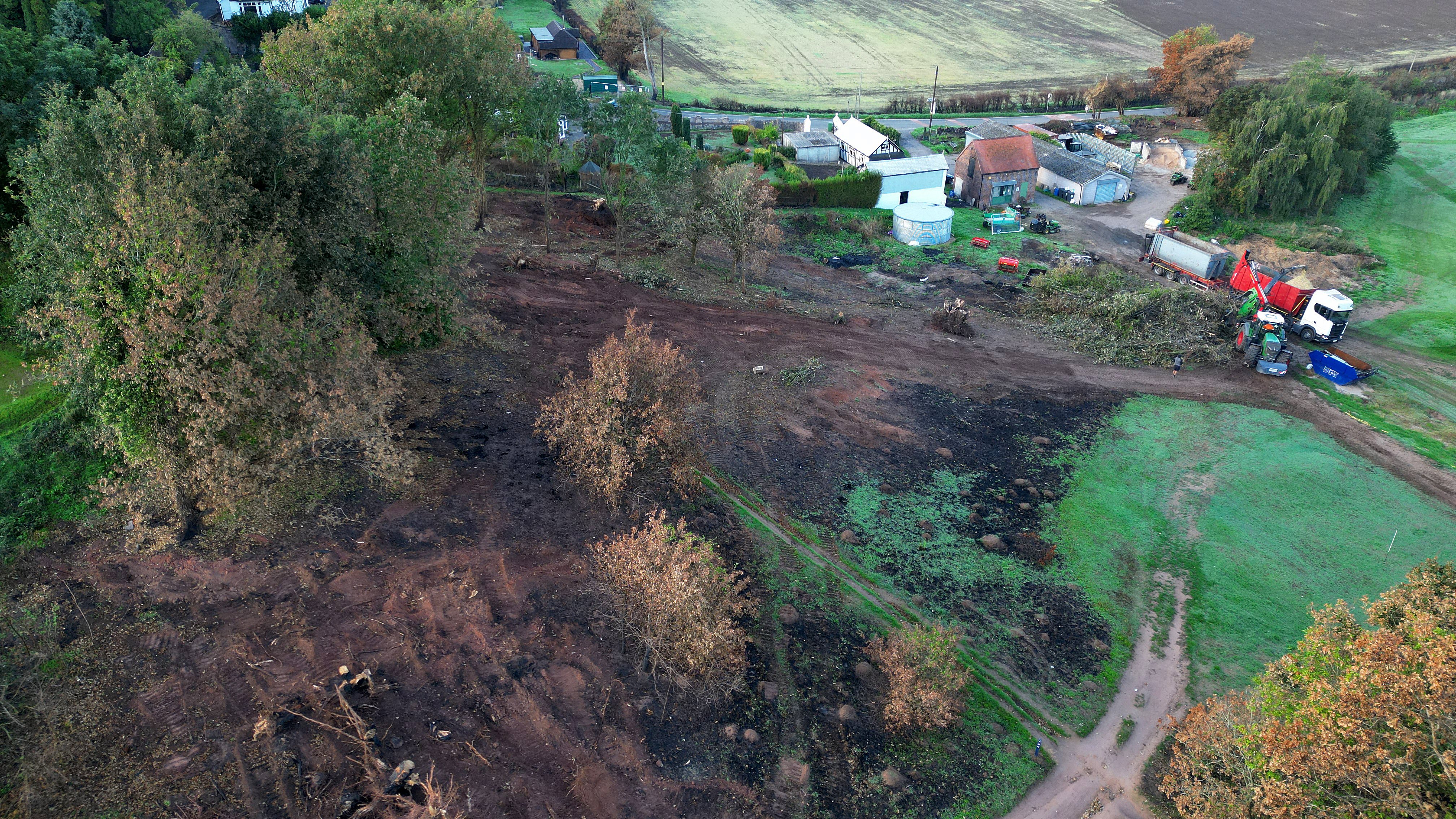 Golf club hit by Stourbridge wildfires to build new fence after losing 800 trees