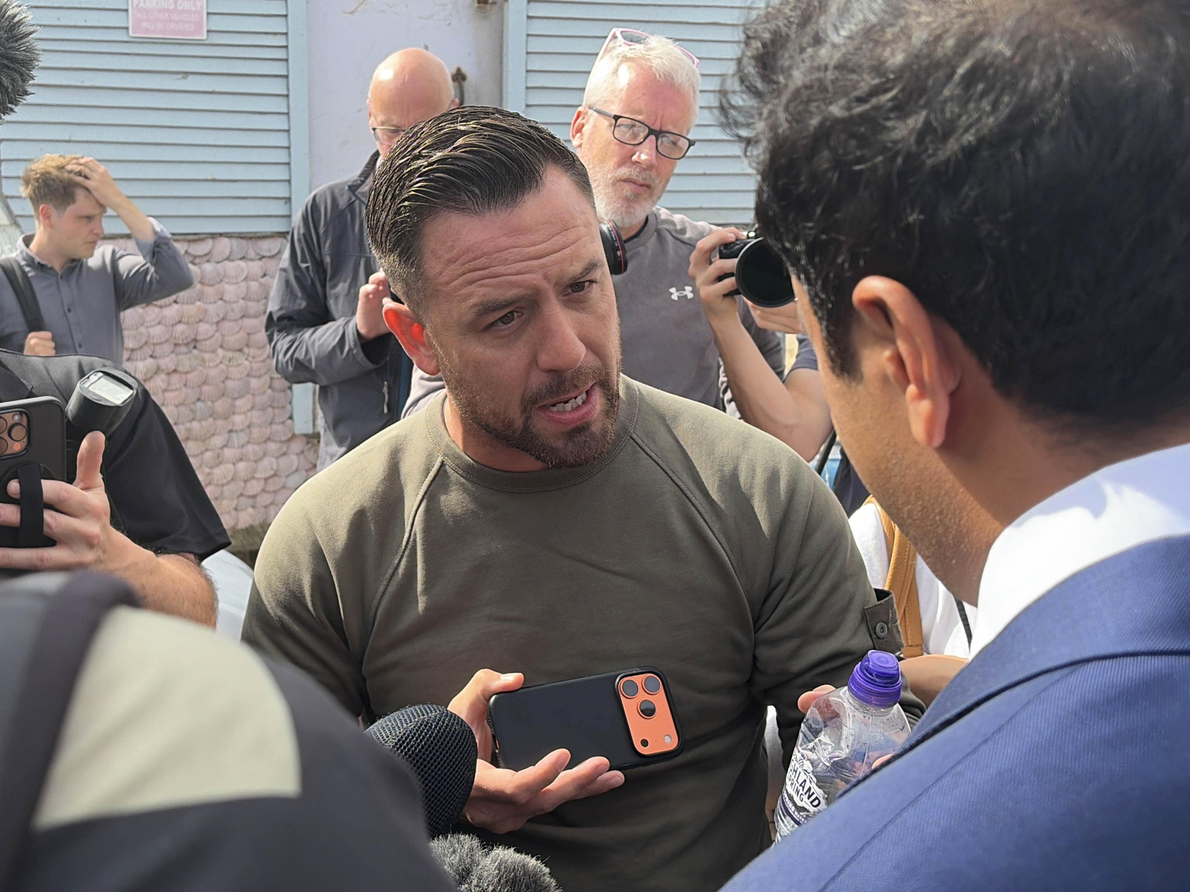 Danny Tommo arrested on suspicion of criminal damage after Channel boat ...