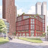 Sketch of how the Rackhams Place project in Birmingham could look
