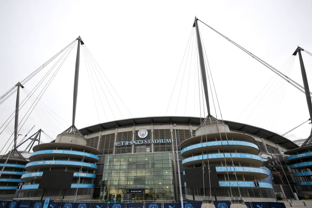 View of Etihad Stadium