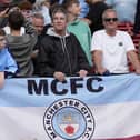 Noel Gallagher in the stands