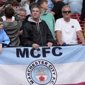 Noel Gallagher in the stands