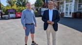 James Johnson, local Councillor for Olton Ward & Dr Neil Shastri-Hurst, the MP for Solihull West & Shirley