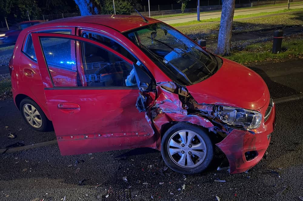The cars were all left severely damaged following the collision. Photo: Maddie Kinsey