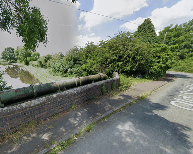 The incident happened on a canal towpath near Old Stafford Road, Cross Green